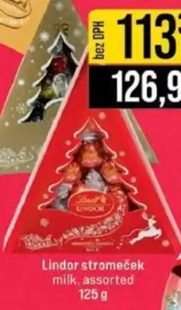 Jip Lindor stromeček milk, assorted nabídka