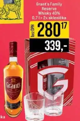 Jip Grant's Family Reserve Whisky 40% nabídka