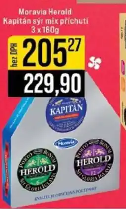 Jip Moravia Herold Kapitán sýr mix příchutí nabídka