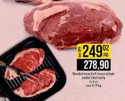 Jip Hovězí heart of rump steak zadní část kýty nabídka