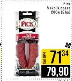 Jip Pick Makoi klobása nabídka