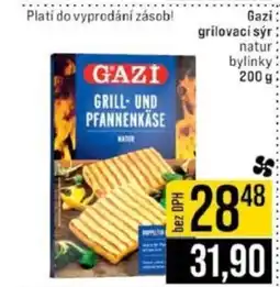 Jip Gazi grilovací sýr nabídka