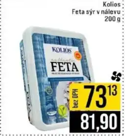 Jip Kolios Feta sýr v nálevu nabídka