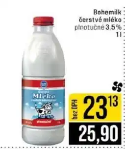 Jip Bohemilk čerstvé mléko plnotučné 3,5% nabídka