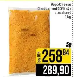 Jip Vepo Cheese: Cheddar red 50% sýr nabídka