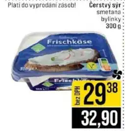 Jip Čerstvý sýr smetana bylinky nabídka