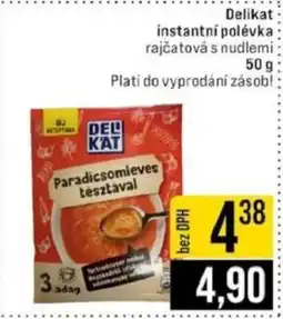 Jip Delikat instantní polévka nabídka