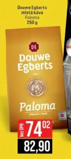 Jip Douwe Egberts mletá káva nabídka