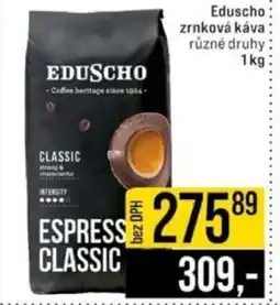 Jip Eduscho zrnková káva nabídka
