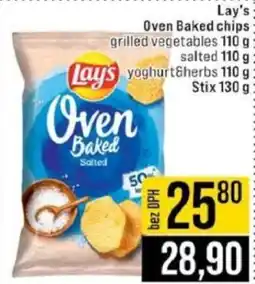 Jip Lay's Oven Baked chips nabídka