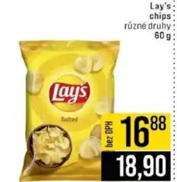 Jip Lay's chips nabídka