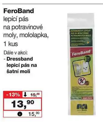 Barvy a laky drogerie FeroBand lepící pás na potravinové moly, mololapka, 1 kus nabídka