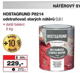 Barvy a laky drogerie NÁTĚROVÝ SY HOSTAGRUND P8214 odstraňovač starých nátěrů 0,6l nabídka