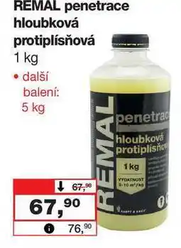 Barvy a laky drogerie REMAL penetrace hloubková protiplísňová 1 kg nabídka