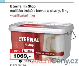 Barvy a laky drogerie Eternal In Stop malířská izolační barva na skvrny, 5 kg nabídka