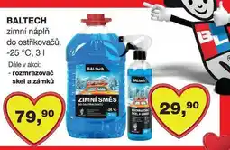 Barvy a laky drogerie BALTECH zimní náplň do ostřikovačů, -25 °C, 3l nabídka