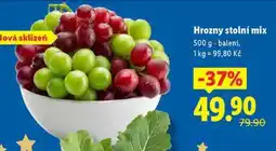 Lidl Hrozny stolní mix, 500 g nabídka