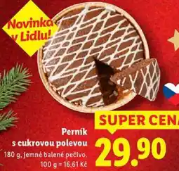 Lidl Perník cukrovou polevou, 180 g nabídka