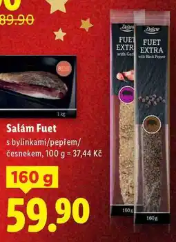 Lidl Salám Fuet, 160 g nabídka