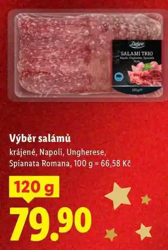 Lidl Výběr salámů, 120 g nabídka