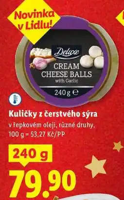 Lidl Kuličky z čerstvého sýra, 240 g nabídka