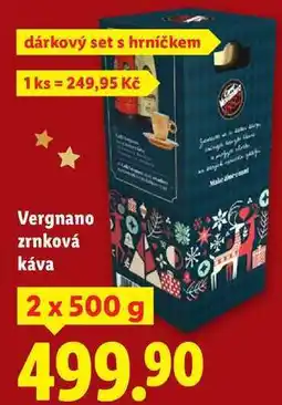 Lidl Vergnano zrnková káva, 2x 500 g nabídka