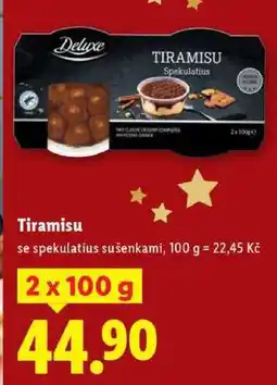 Lidl Tiramisu, 2x 100 g nabídka