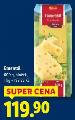 Lidl Ementál, 600 g nabídka