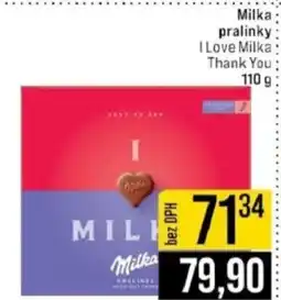 Jip Milka pralinky nabídka