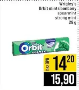 Jip Wrigley's Orbit mints bonbony nabídka