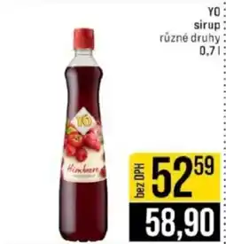 Jip YO sirup nabídka
