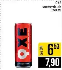 Jip QXE energy drink nabídka