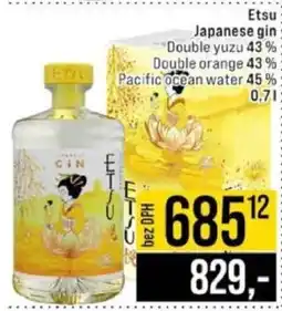 Jip Etsu Japanese gin nabídka