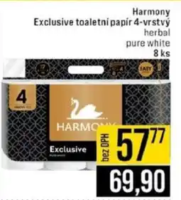Jip Harmony Exclusive toaletní papír 4-vrstvý nabídka