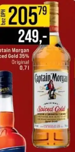 Jip Captain Morgan Spiced Gold 35% Original nabídka