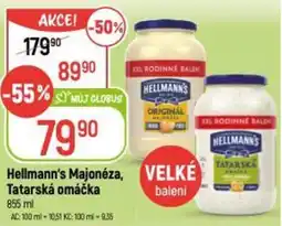 Globus Hellmann's Majoneza, Tatarská omáčka nabídka
