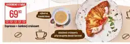 Globus Espresso + šunkový croissant nabídka