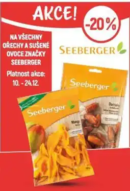 Globus Na všechny ořechy a sušené ovoce značky Seeberger nabídka