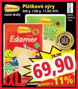 Norma Leckerom Plátkové sýry nabídka