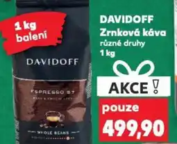 Kaufland DAVIDOFF Zrnková káva nabídka