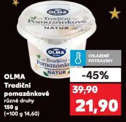 Kaufland OLMA Tradiční pomazánkové nabídka