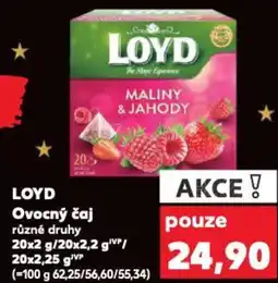 Kaufland LOYD Ovocný čaj nabídka
