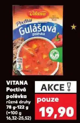 Kaufland VITANA Poctivá polévka nabídka