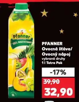 Kaufland PFANNER Ovocná šťáva/ Ovocný nápoj nabídka