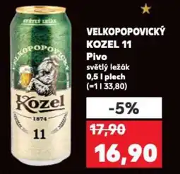 Kaufland VELKOPOPOVICKÝ KOZEL 11 Pivo nabídka