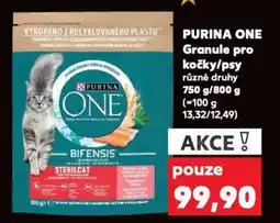 Kaufland PURINA ONE Granule pro kočky/psy nabídka