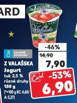 Kaufland Z VALAŠSKA Jogurt tuk 2,5% nabídka