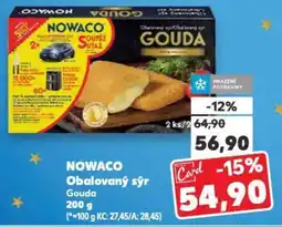 Kaufland NOWACO Obalovaný sýr Gouda nabídka