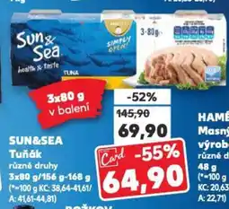 Kaufland SUN&SEA Tuňák nabídka