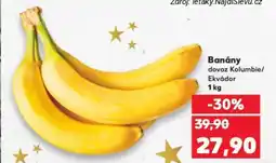 Kaufland Banány dovoz Kolumbie/ Ekvádor nabídka